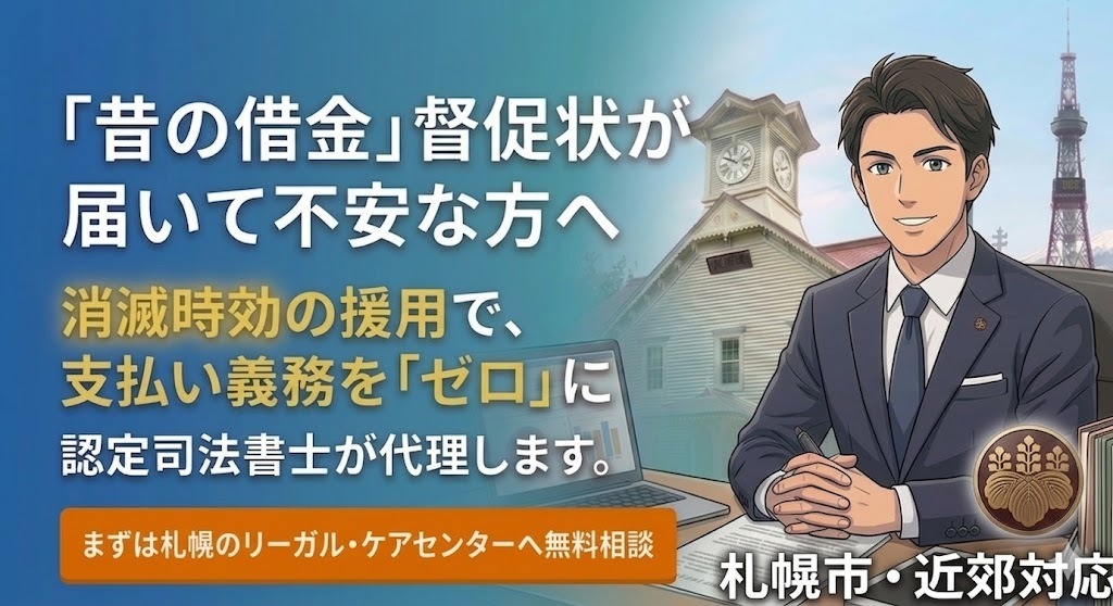 消滅時効援用の相談受付の画像