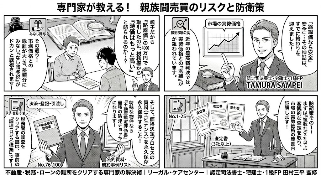 「路線価なら安全」は勘違い！？専門家が教える親族間売買のリスクと防衛策