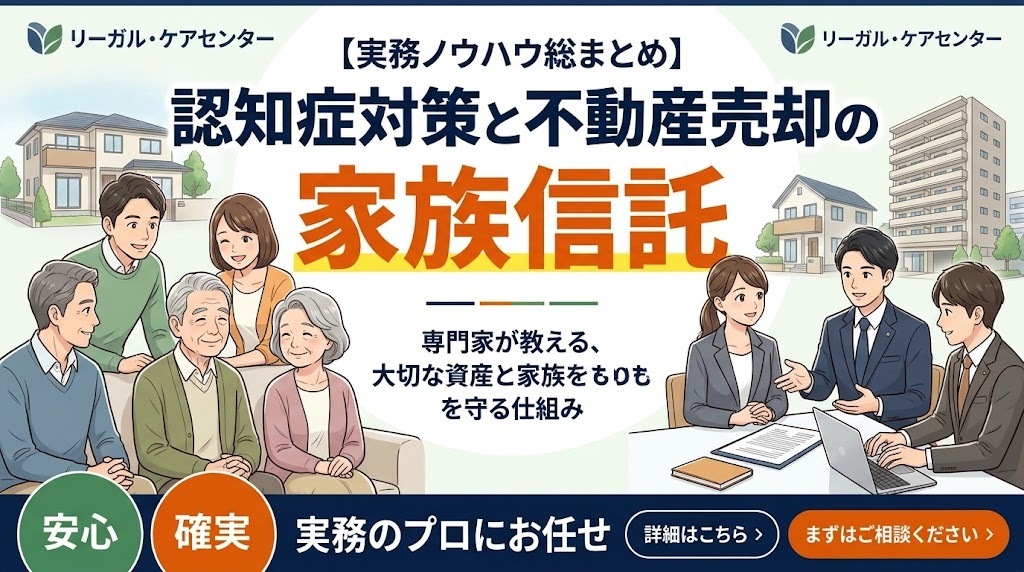 【実務ノウハウ総まとめ】認知症対策と不動産売却の家族信託 50選】
