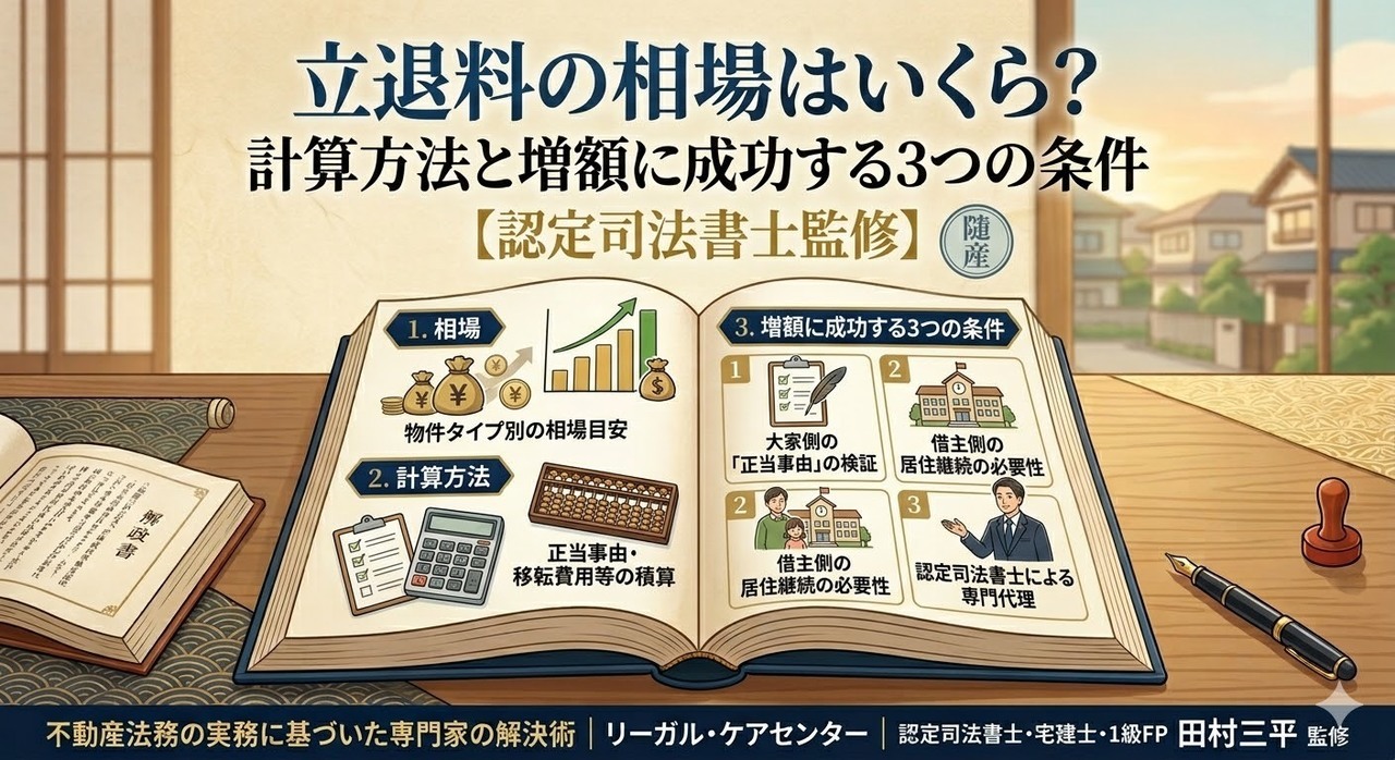 立退料の相場はいくら？の画像