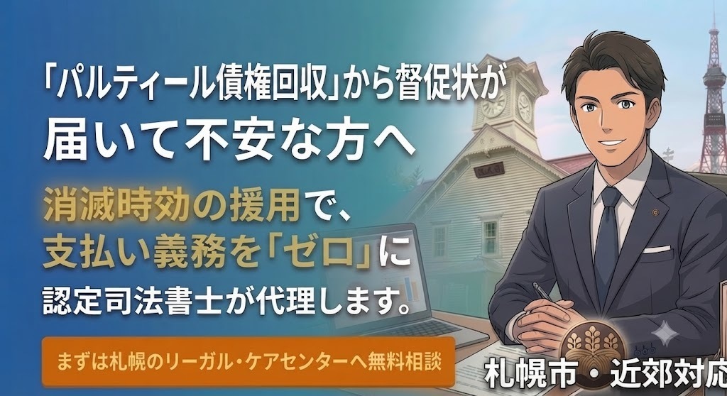 パルティール債権回収に対する消滅時効の援用