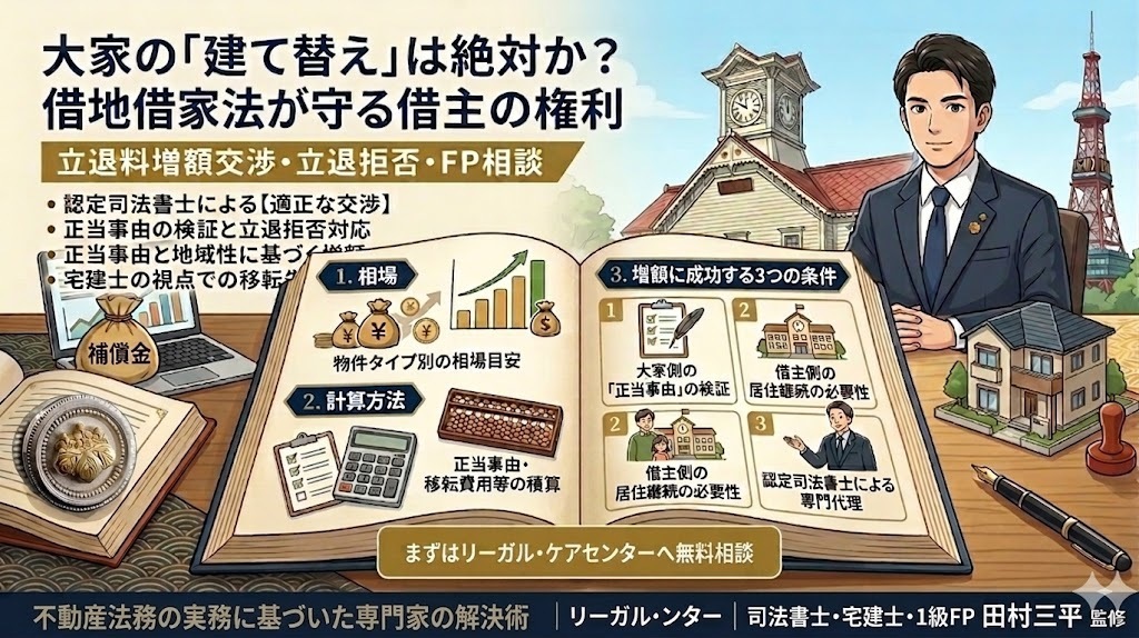 大家の「建て替え」は絶対か？借地借家法が守る借主の権利の相談受付の画像